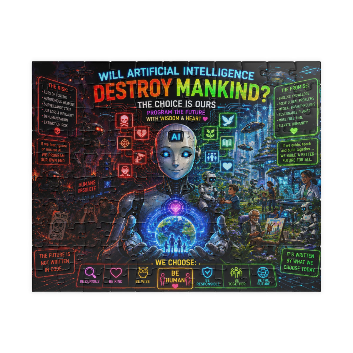 Will Artificial Intelligence Destroy Mankind? Puzzle
