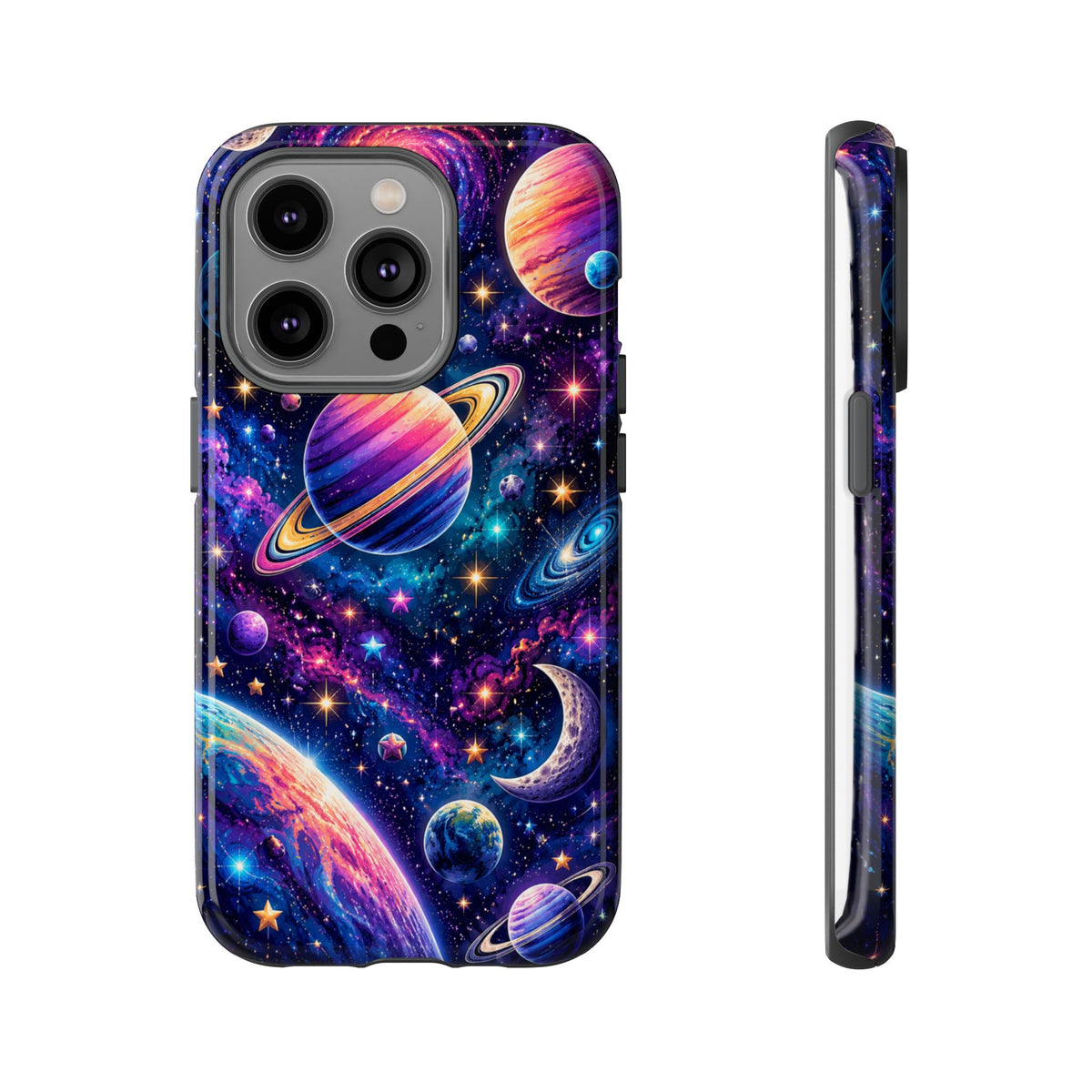 Colorful Galaxy Planets phone case | Tough Case