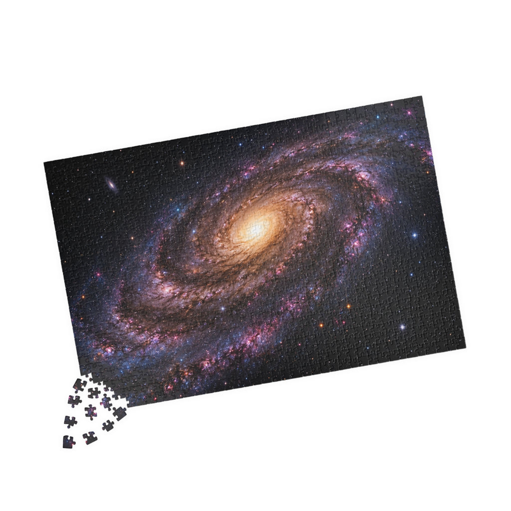 Galaxy Spiral Jigsaw Puzzle — Space Astronomy Puzzle (110/252/520/1014 pcs)