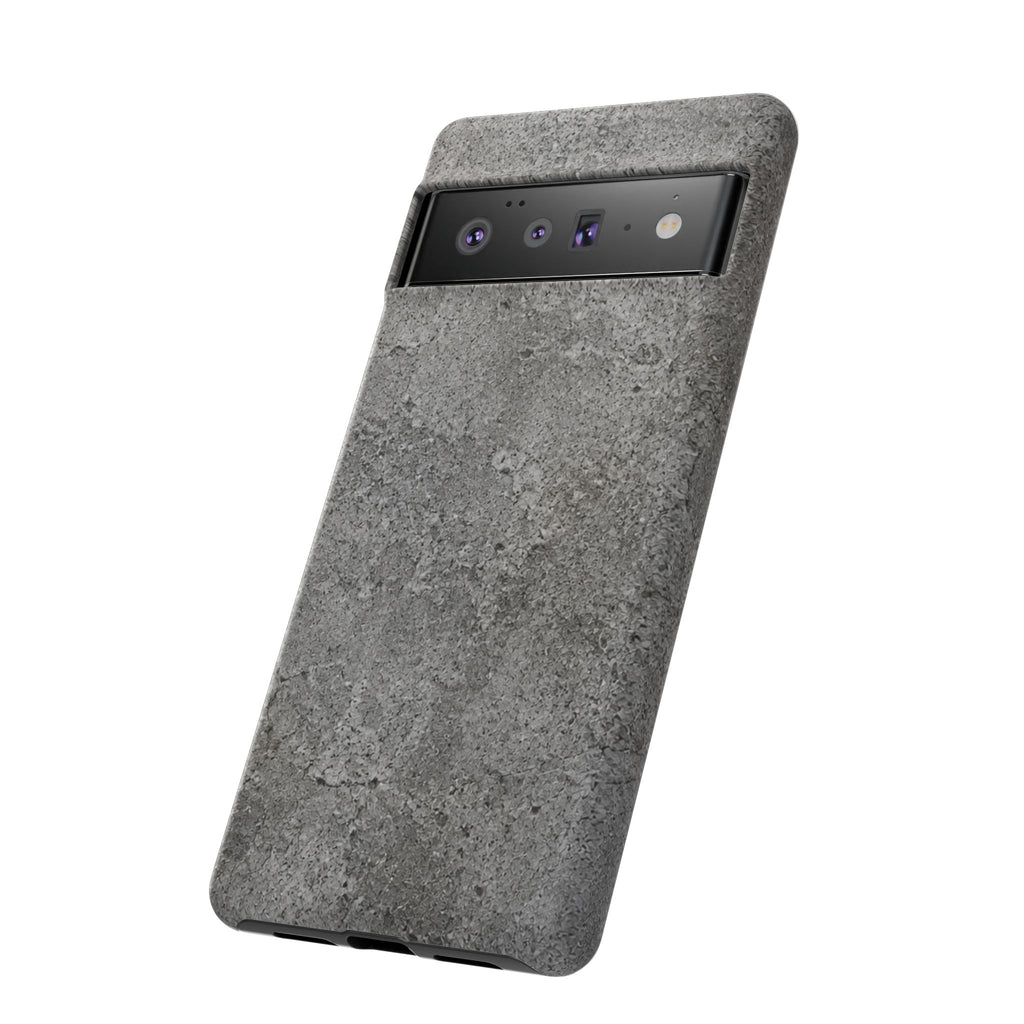 Concrete Texture Phone Case — Rugged Grey Protective iPhone Cover
