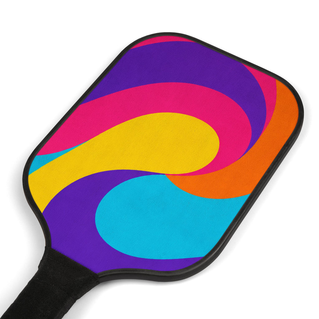 Pickleball Paddles — Retro Swirl Pickleball Kit (2 Paddles + Balls)