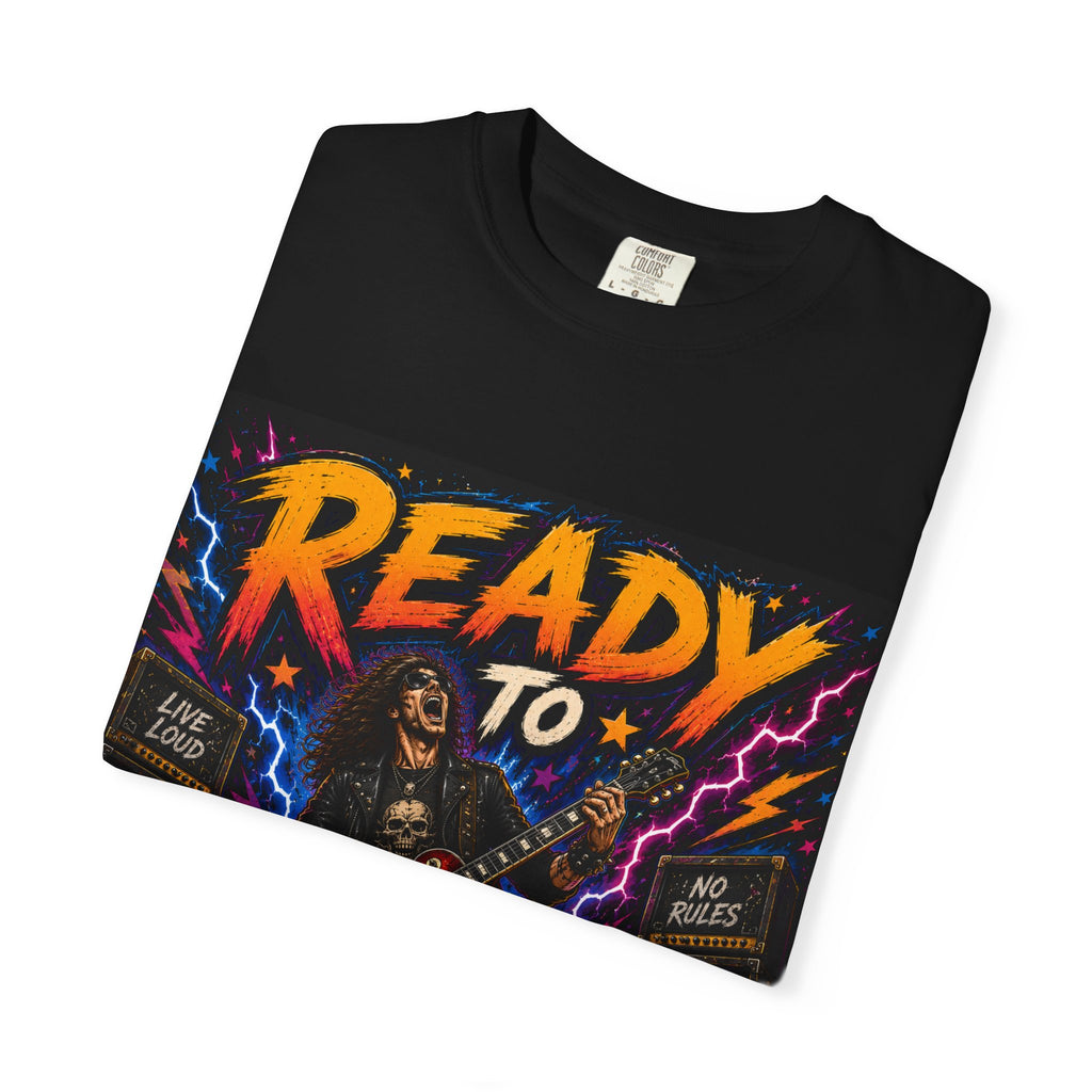Ready to Rock Electric Guitar T-Shirt | Rock Concert Tee