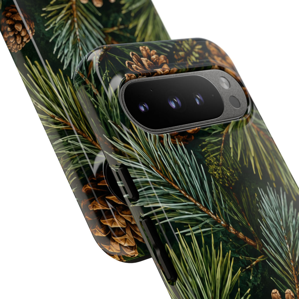 Pinecone Pines Phone Case — Festive Evergreen iPhone Cover