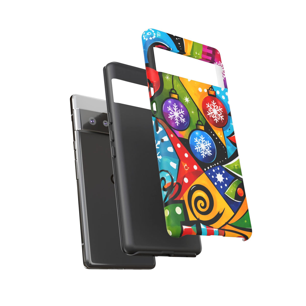 Holiday Ornament Phone Case — Colorful Festive Christmas Design