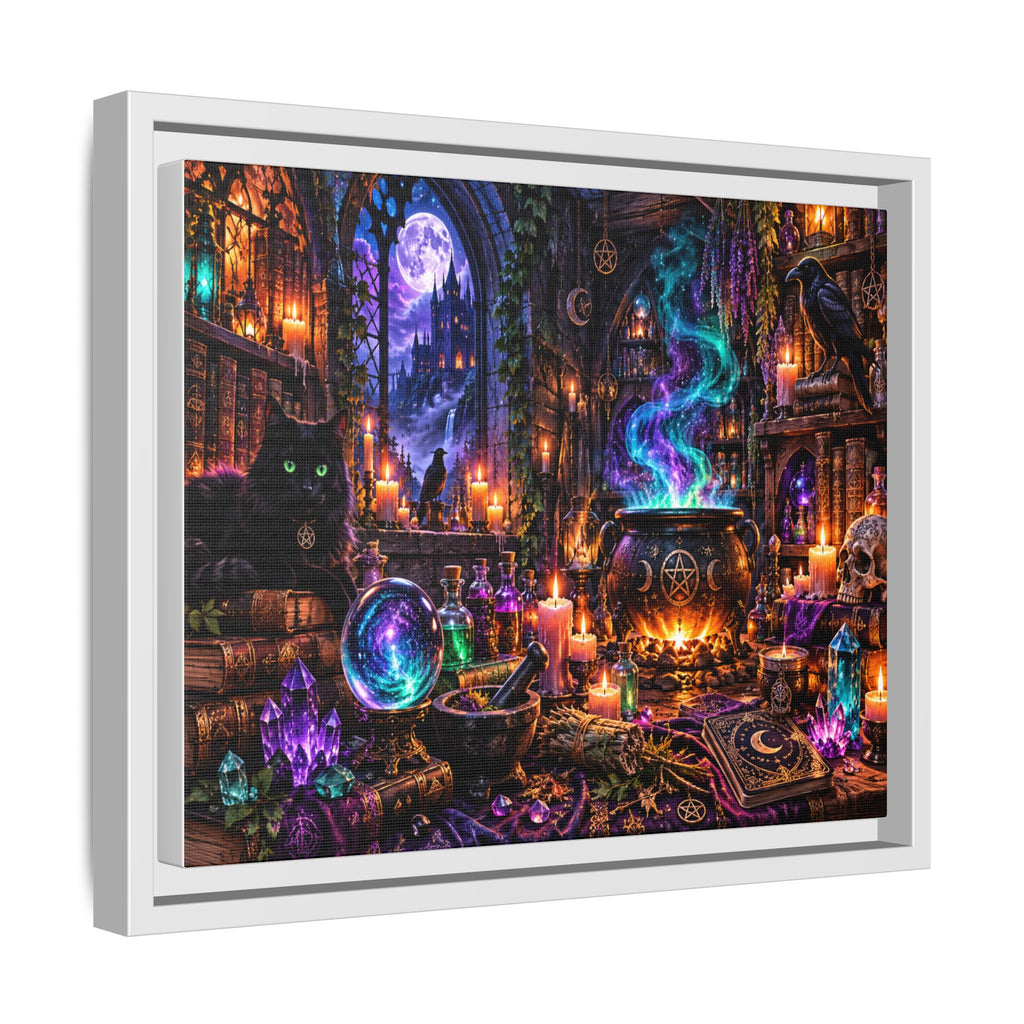 Mystic Witch’s Apothecary Matte Canvas Framed Art