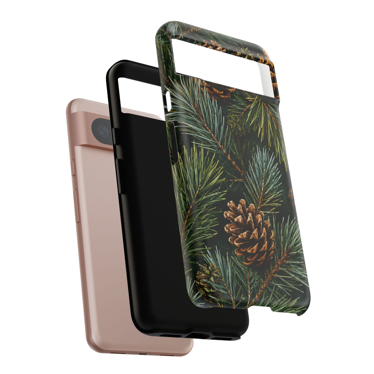 Pinecone Pines Phone Case — Festive Evergreen iPhone Cover