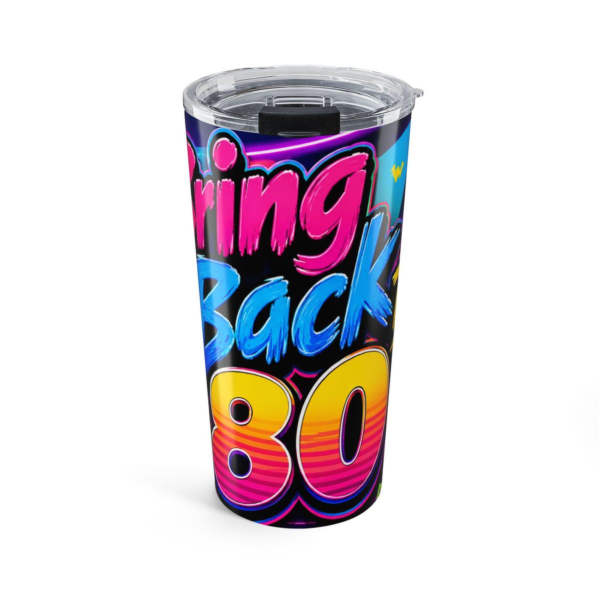 Bring Back the 80s Tumbler | Retro Neon 20oz