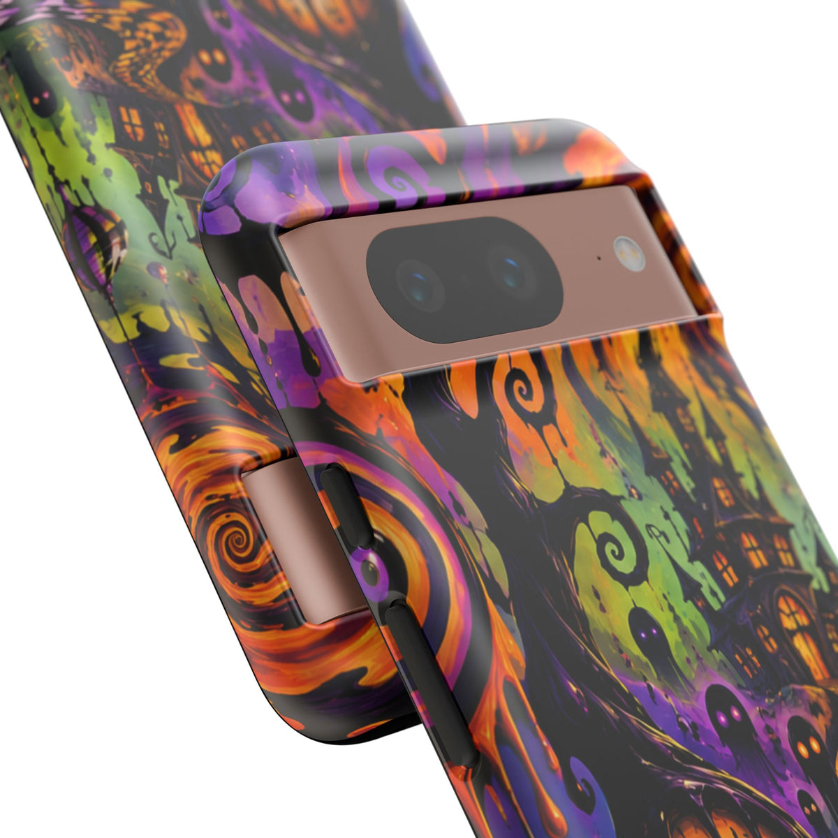Phone Case — Psychedelic Haunted House Halloween Design