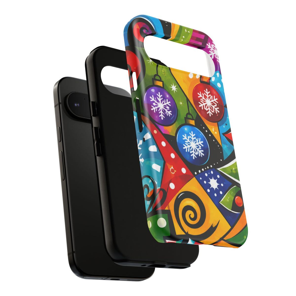 Holiday Ornament Phone Case — Colorful Festive Christmas Design