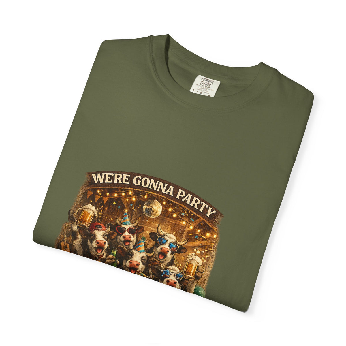 We're Gonna Party Until the Cows Come Home T-shirt | Funny Cow Party Shirt