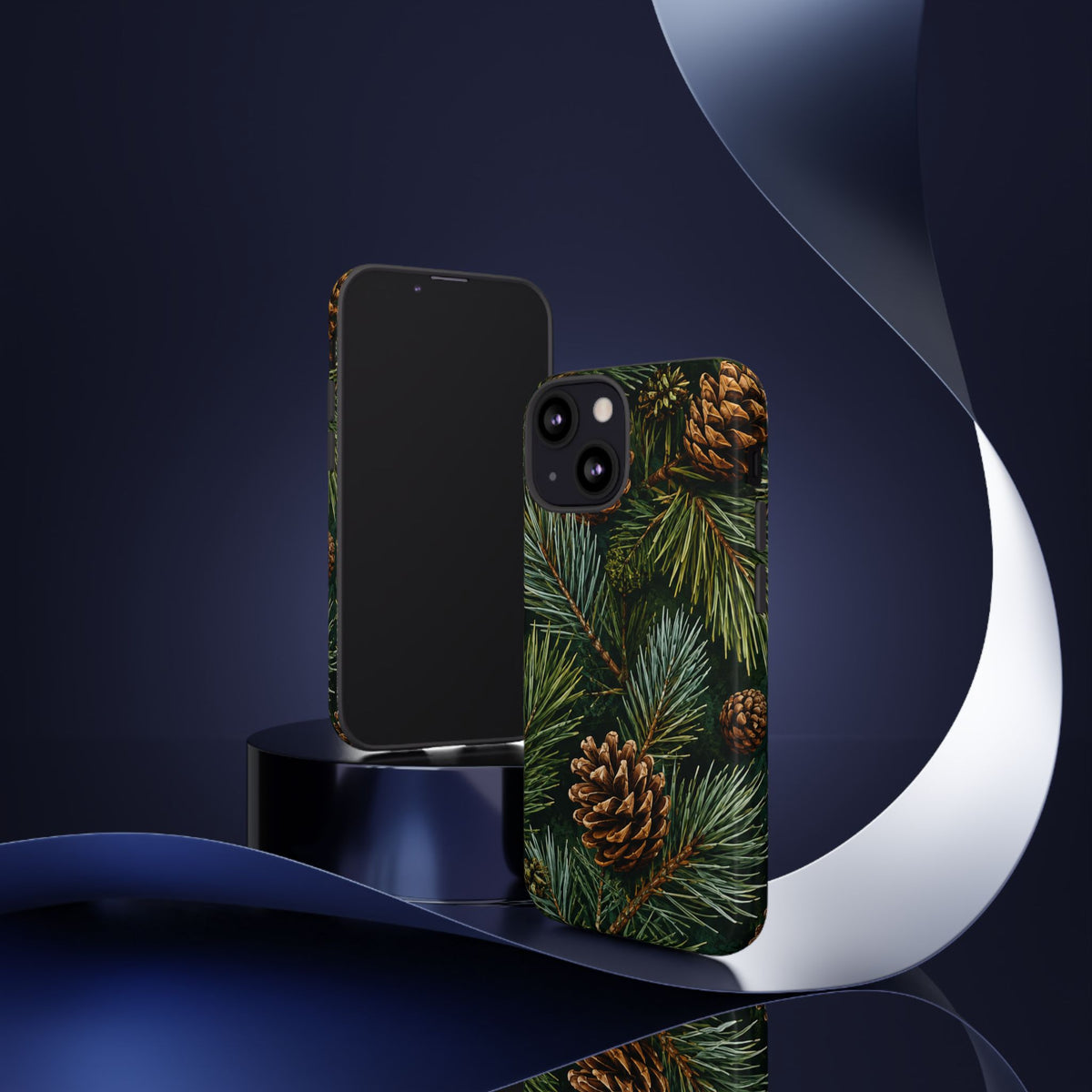 Pinecone Pines Phone Case — Festive Evergreen iPhone Cover