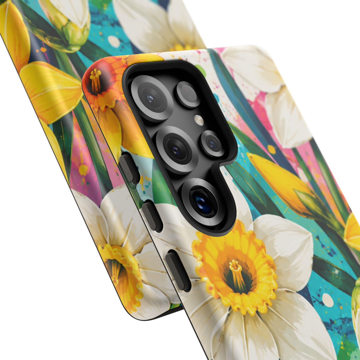 Daffodil Floral Phone Case — Bright Spring Garden Protective Cover