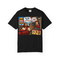 Jesus at Drive-Thru T-shirt | Holy Burgers Fast Food Cartoon