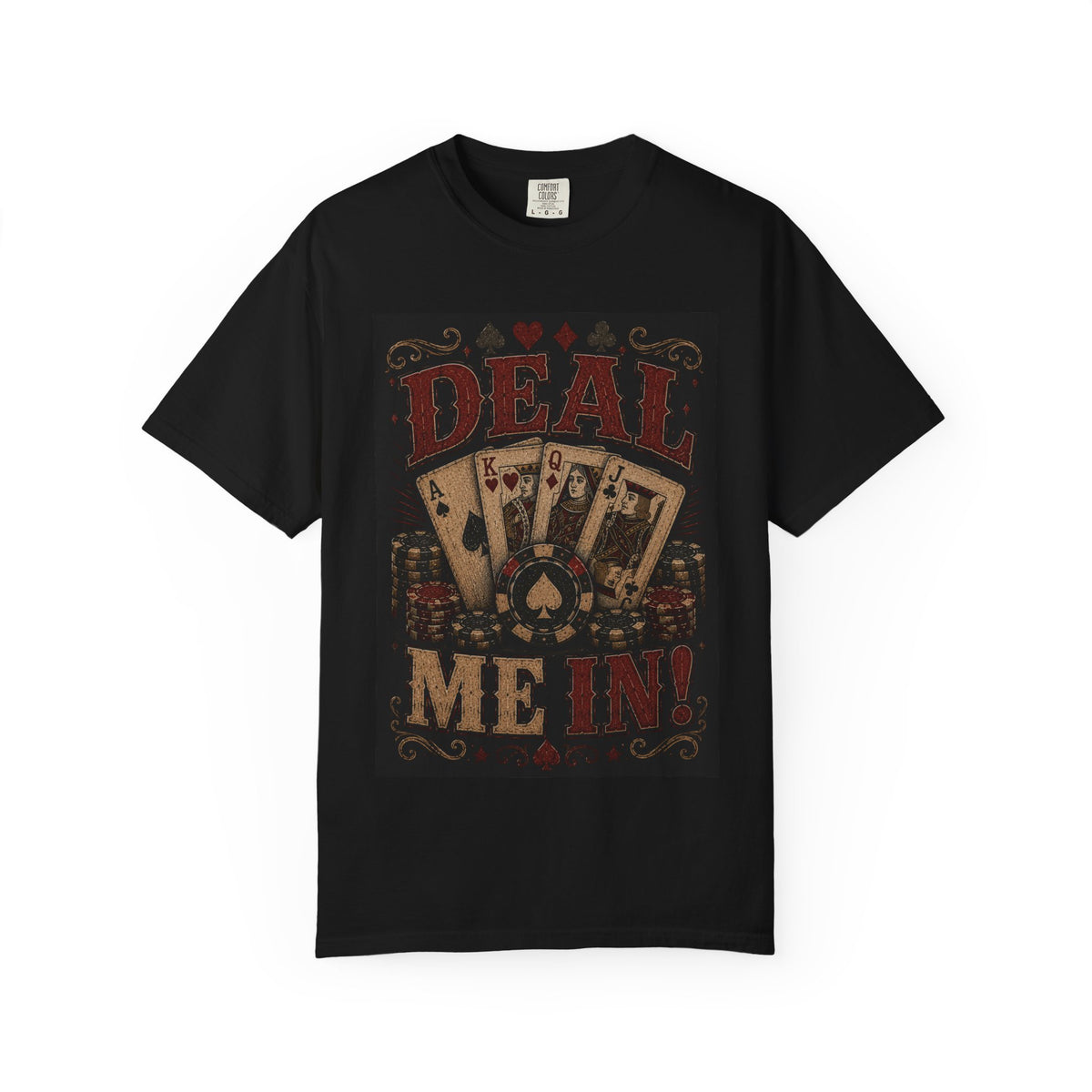 Deal Me In Poker Cards T-shirt | Casino Chips Playing Cards