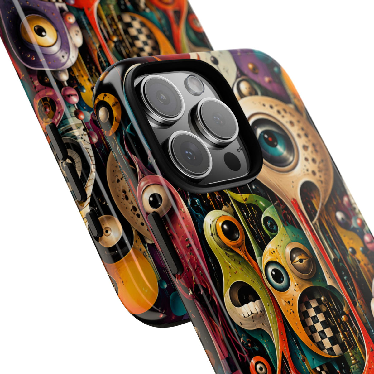 Surreal Monster Art Phone Case — Colorful Abstract Creature Design