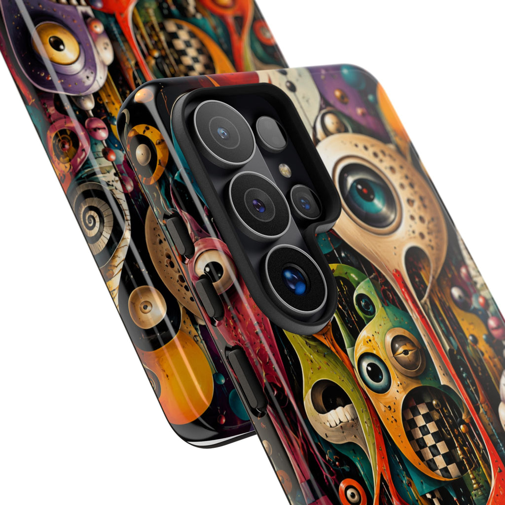 Surreal Monster Art Phone Case — Colorful Abstract Creature Design