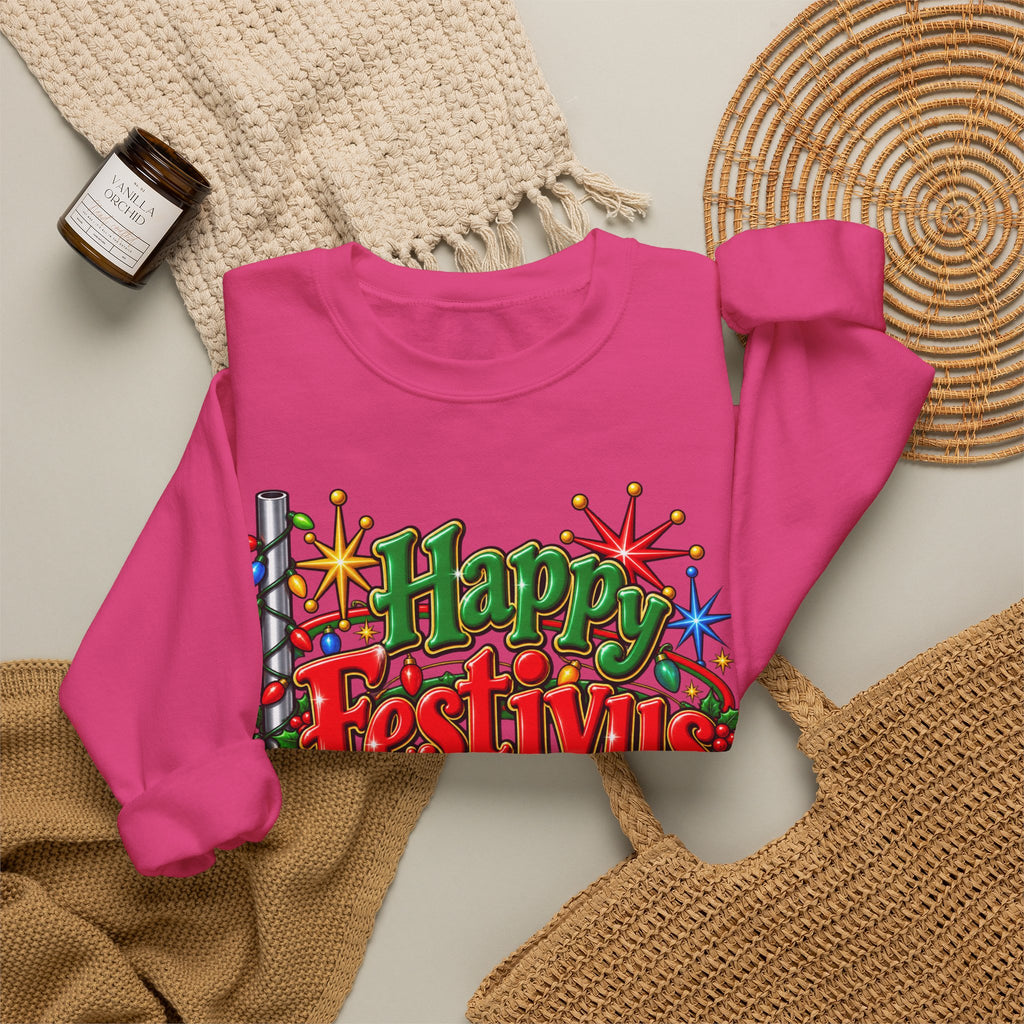 Festivus Sweatshirt – "Happy Festivus" Holiday Crewneck