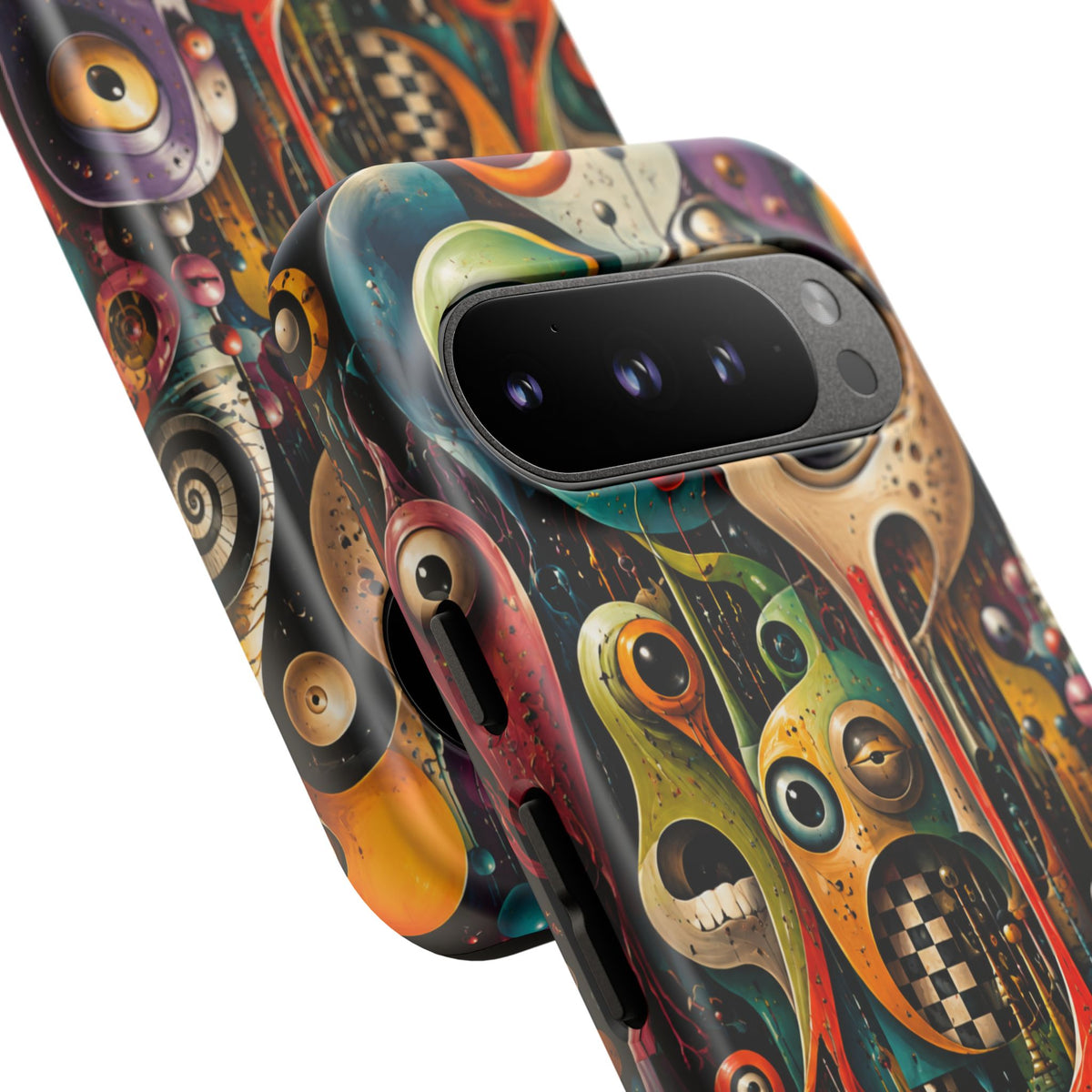 Surreal Monster Art Phone Case — Colorful Abstract Creature Design
