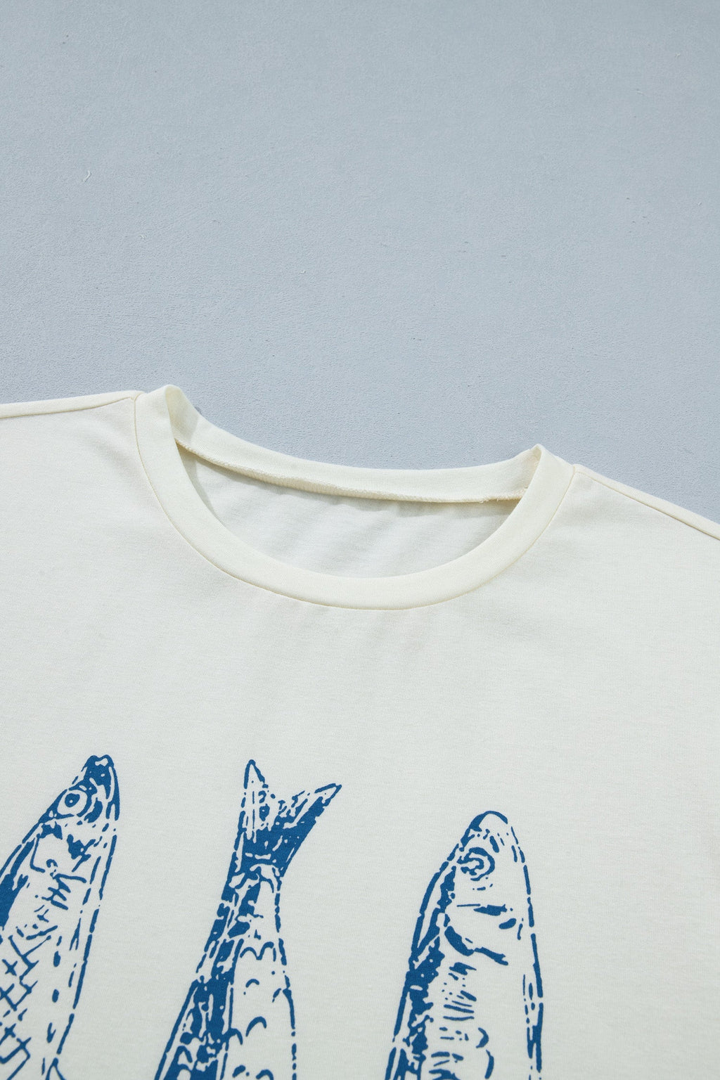 Fish Short Sleeve Round Neck Graphic T-Shirt