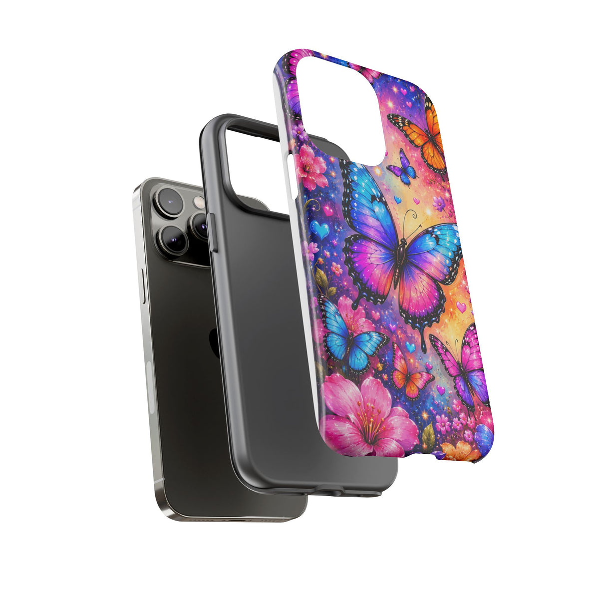 Colorful Butterfly Pattern Phone Case | Tough Cases