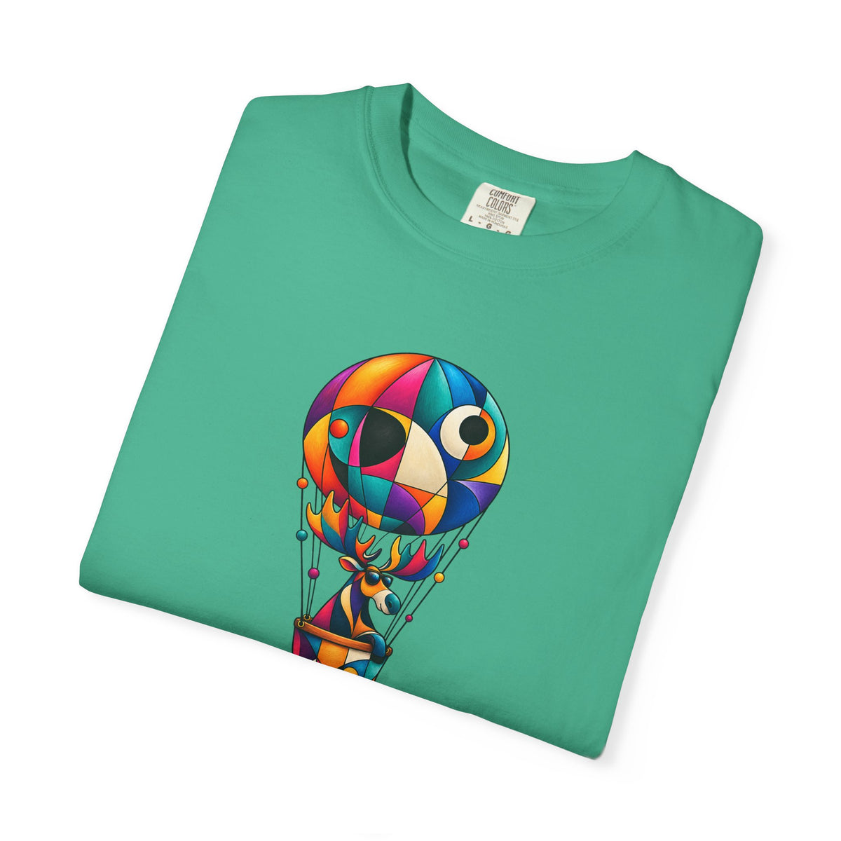Hot Air Balloon Abstract Art T-Shirt