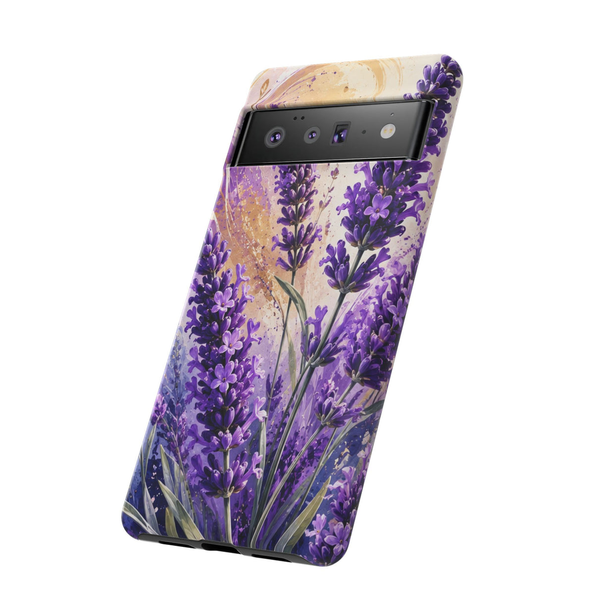 Lavender Bouquet Tough Phone Case — Protective Floral iPhone Case
