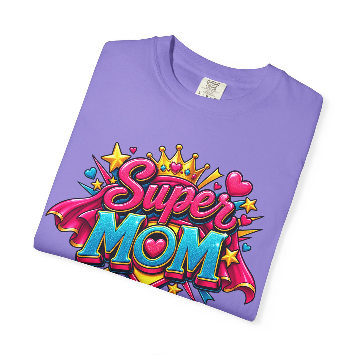 Super Mom T-Shirt — Colorful Comic-Style Mother's Day Tee