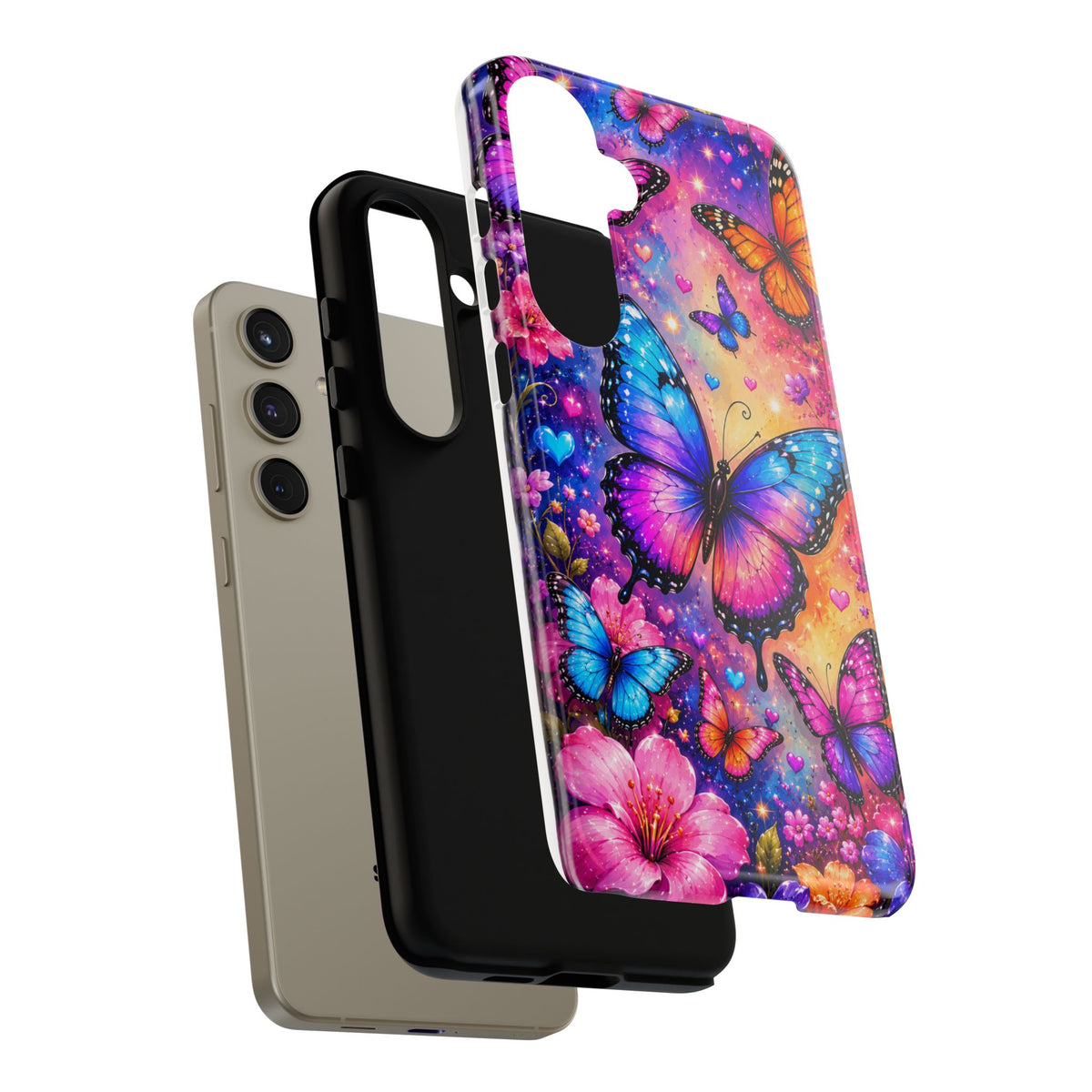 Colorful Butterfly Pattern Phone Case | Tough Cases