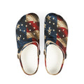 American Flag EVA Foam Clogs — Patriotic Slip-On Garden Shoes