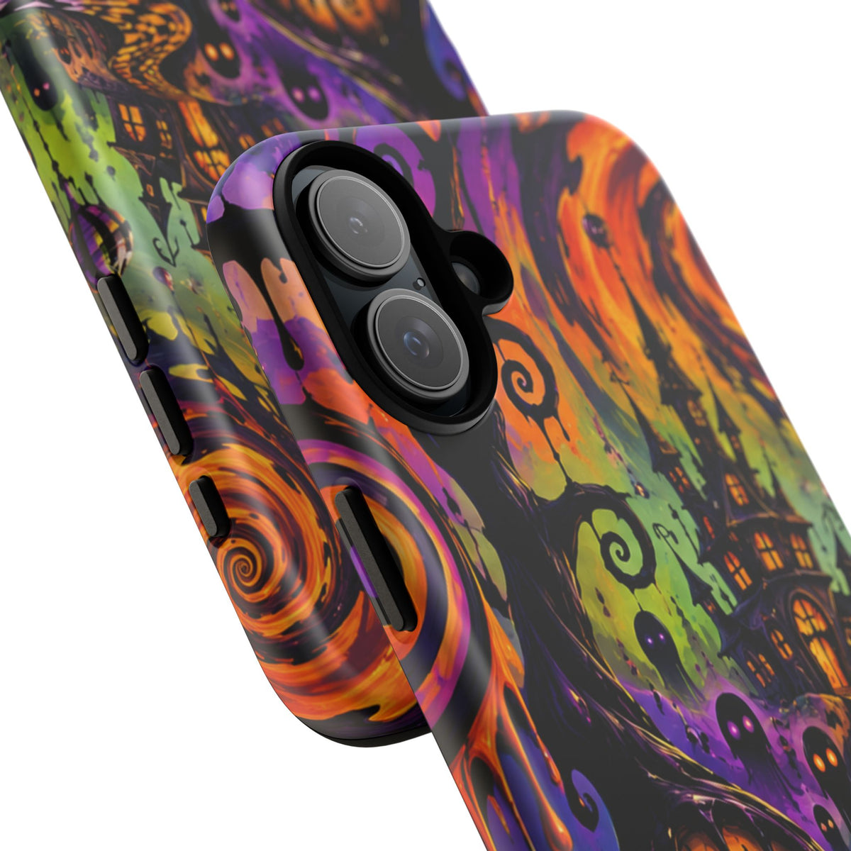Phone Case — Psychedelic Haunted House Halloween Design