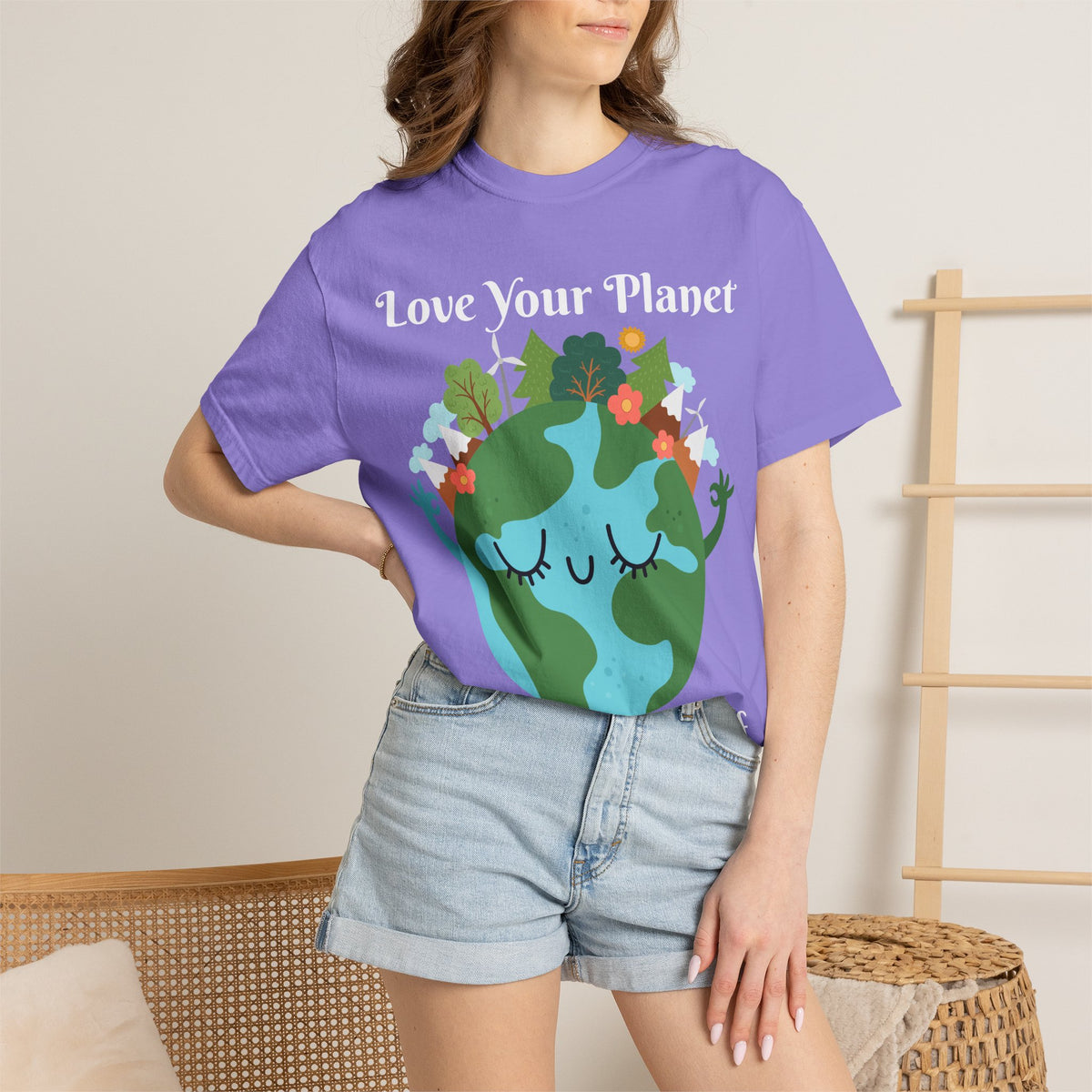 Love Your Planet Love Yourself T-Shirt — Earth Day Eco-Friendly Graphic Tee