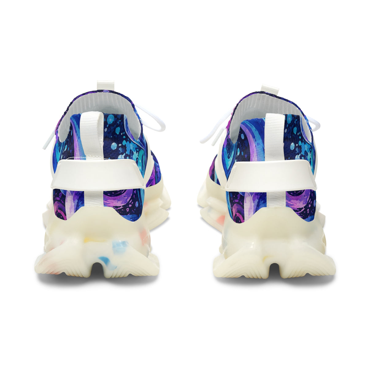 Women's Mesh Sneakers — Galaxy Swirl Athletic Shoes