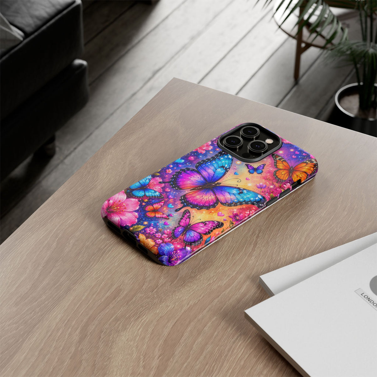Colorful Butterfly Pattern Phone Case | Tough Cases