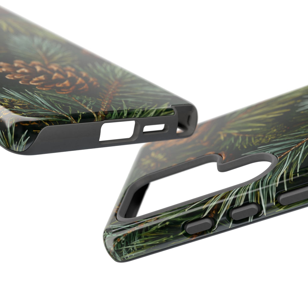 Pinecone Pines Phone Case — Festive Evergreen iPhone Cover