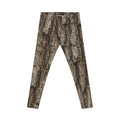 Bark Print Women's Leggings — Realistic Tree Trunk Camouflage Leggings