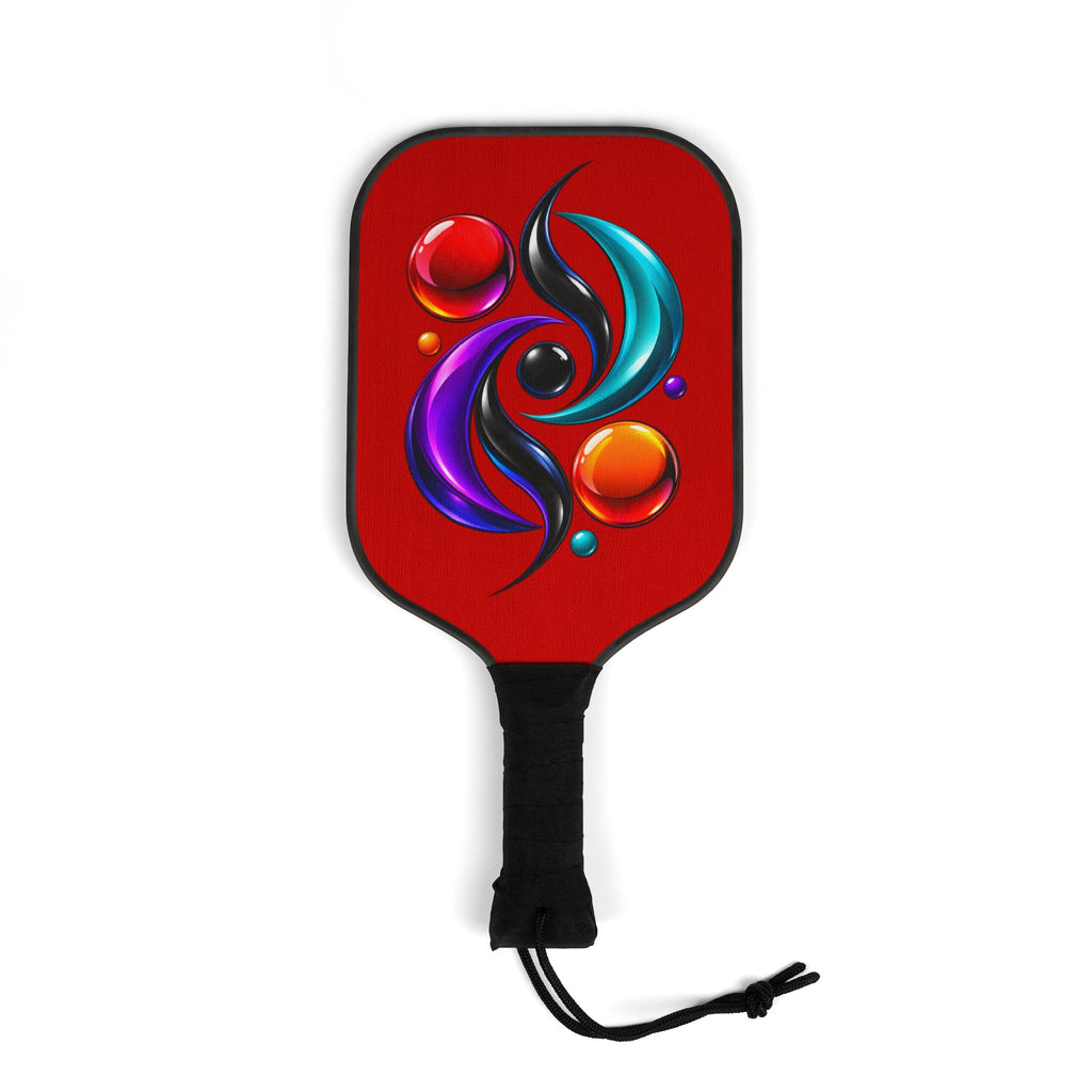 Abstract Swirl Pickleball Paddle Set | Pickleball Kit