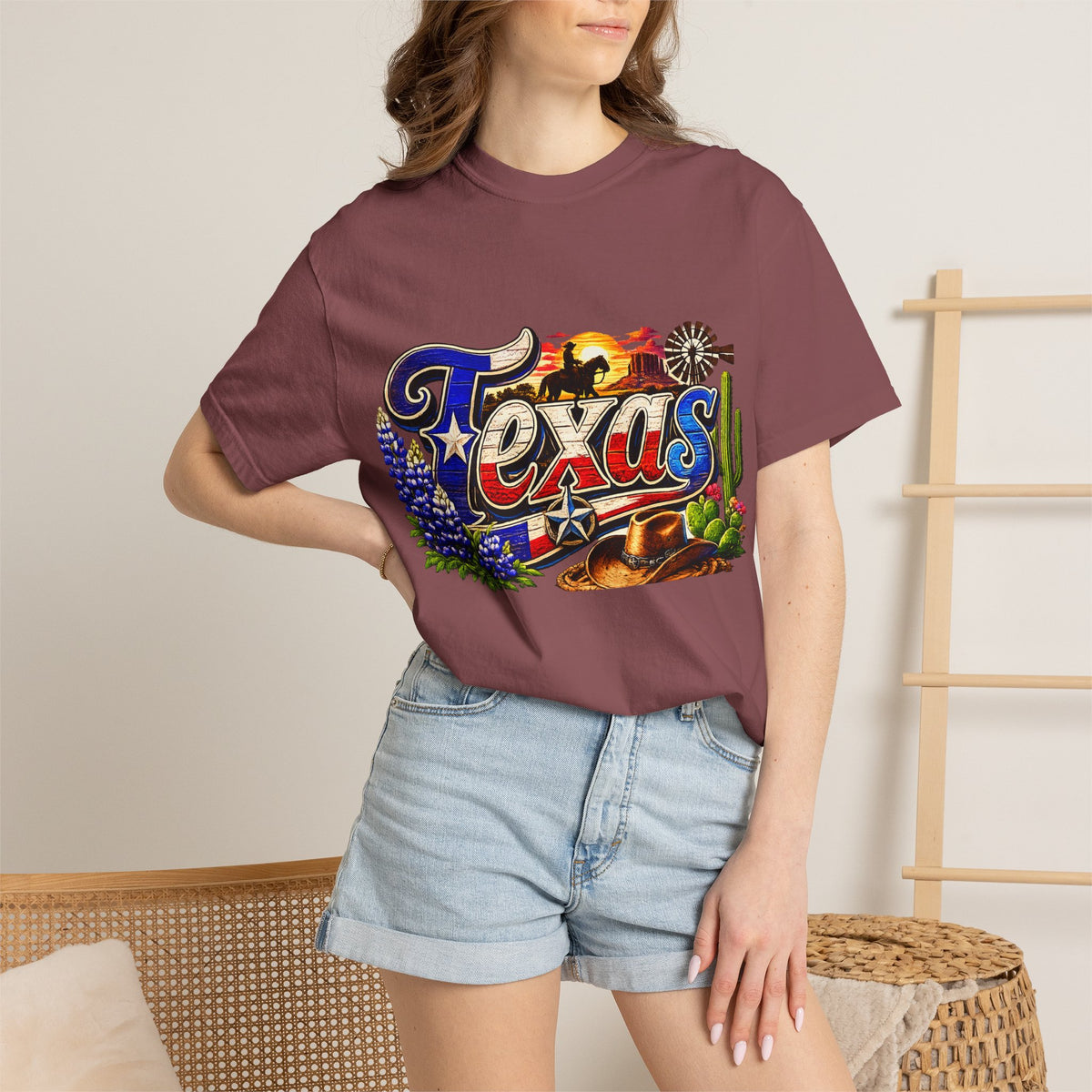 Texas Vintage Postcard T-Shirt | Lone Star State Roadtrip
