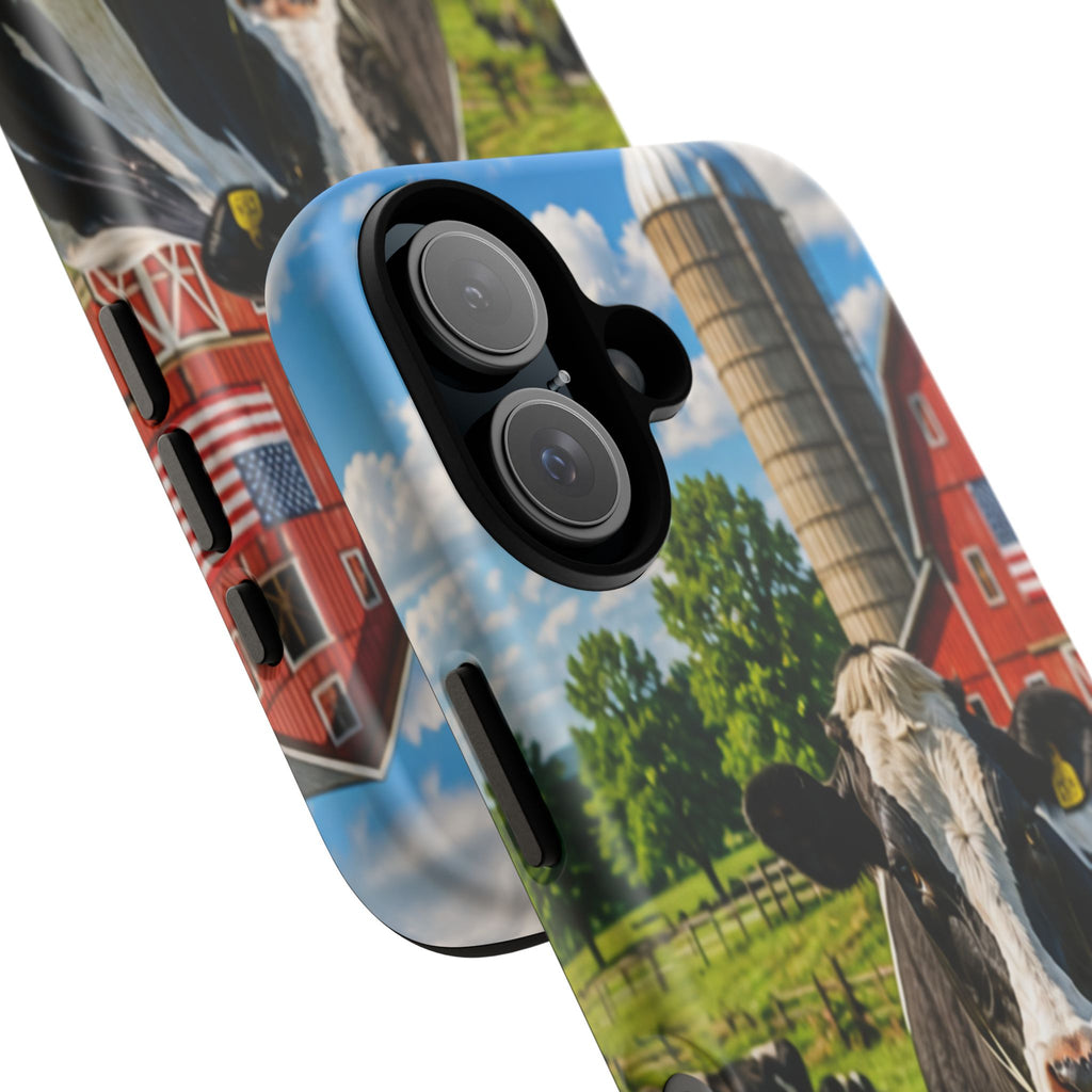 Cow Farm Phone Case — Rustic Barnyard iPhone Cover