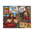Jesus Drive-Thru Puzzle 520 Piece | Holy Burgers Illustration