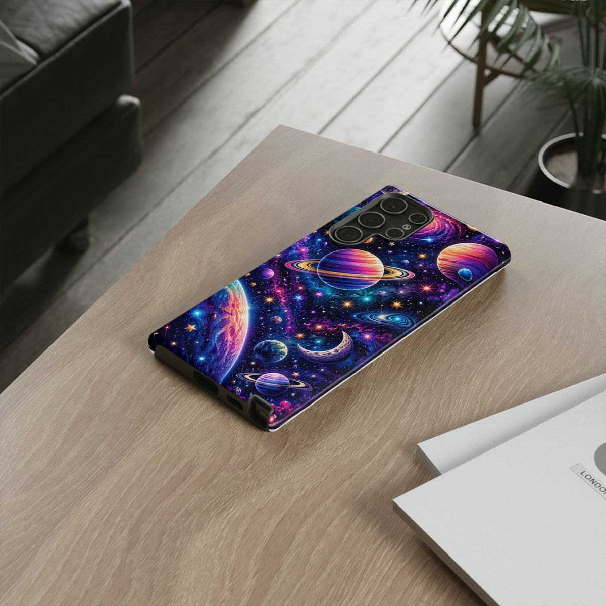 Colorful Galaxy Planets phone case | Tough Case