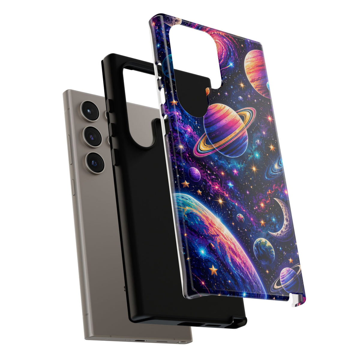 Colorful Galaxy Planets phone case | Tough Case