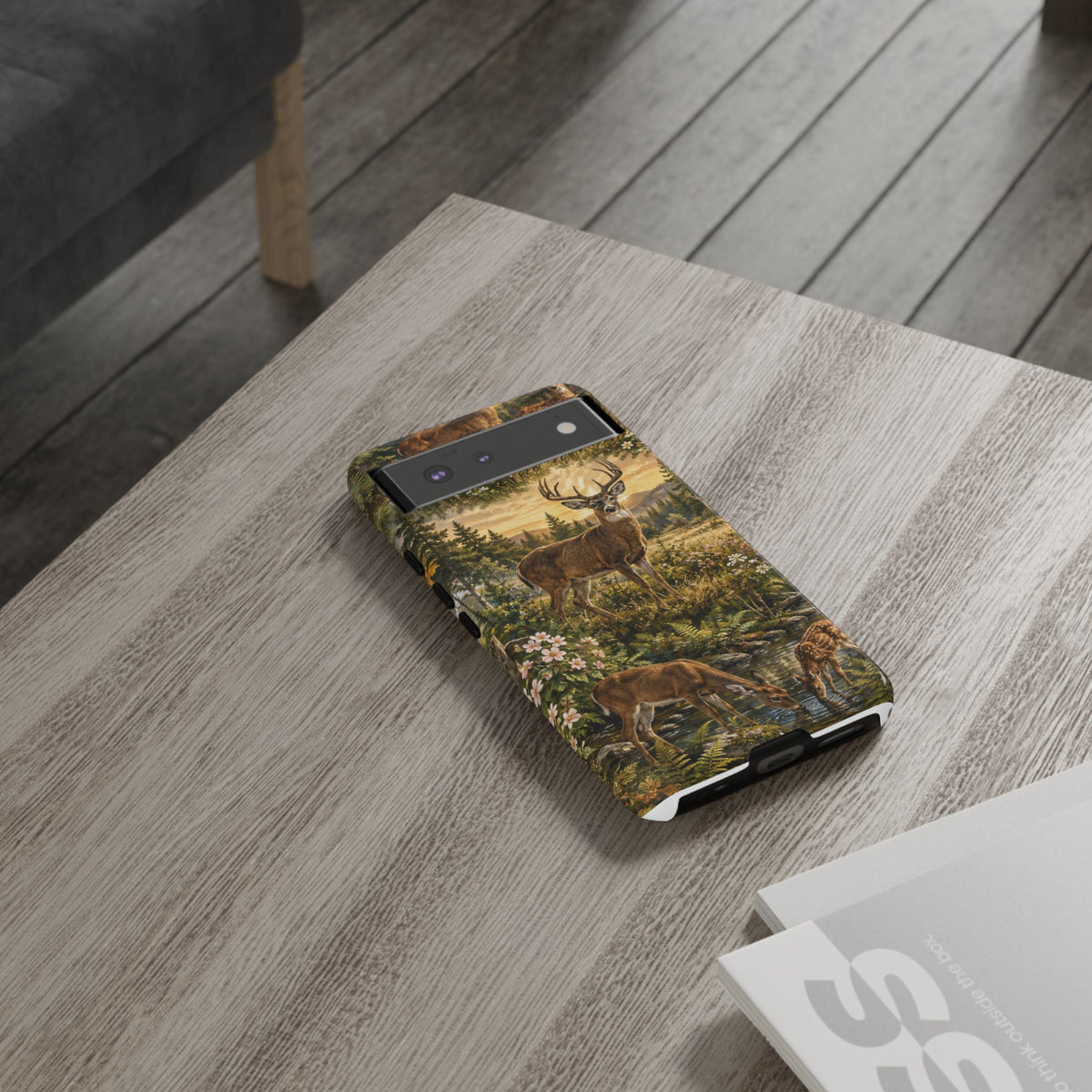 Deer Forest Phone Case — Woodland Bucks Nature iPhone Cover