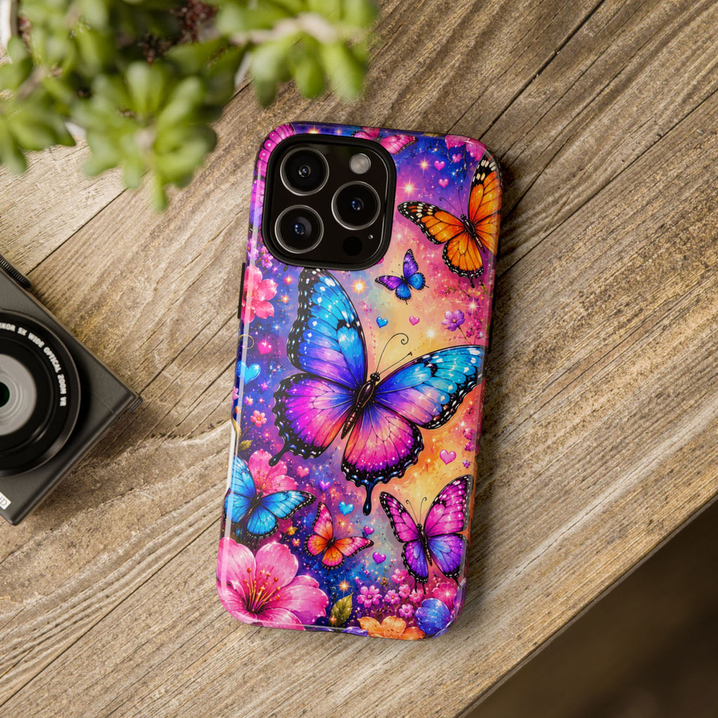 Colorful Butterfly Pattern Phone Case | Tough Cases