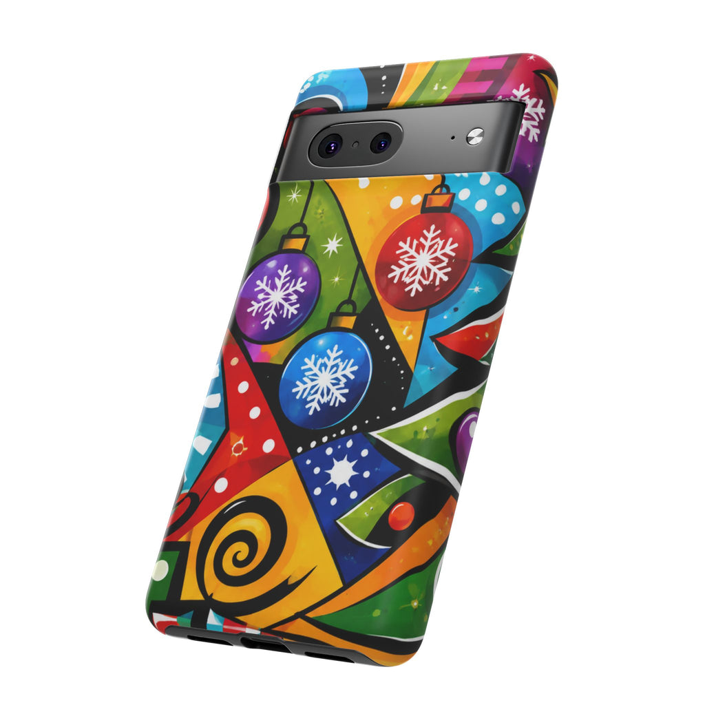 Holiday Ornament Phone Case — Colorful Festive Christmas Design