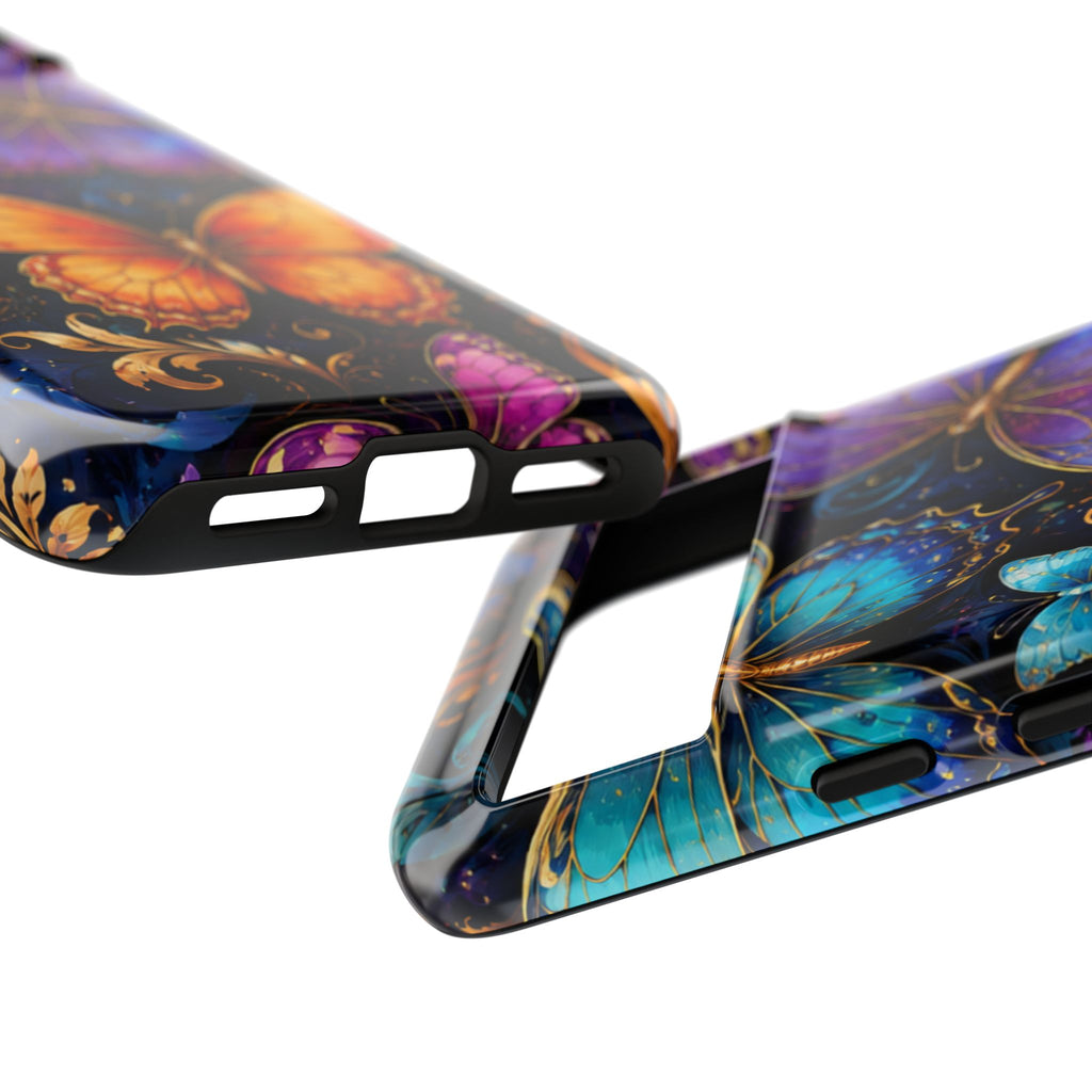 Butterfly Tough Phone Case — Colorful Floral Butterflies Protective Cover