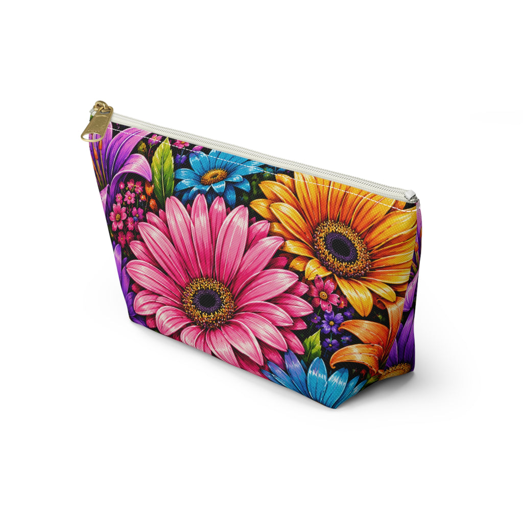 Floral Daisy Accessory Pouch