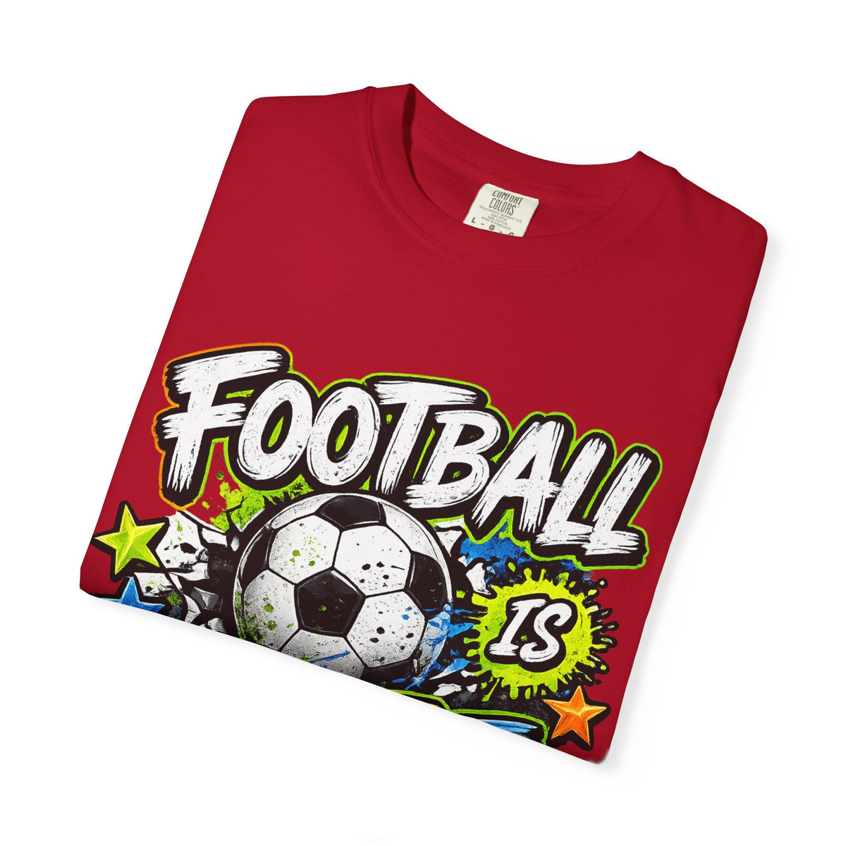 Football Is Life T-shirt | Soccer Ball Graphic Tee, Youth Sports