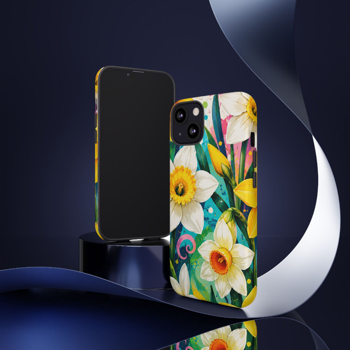 Daffodil Floral Phone Case — Bright Spring Garden Protective Cover