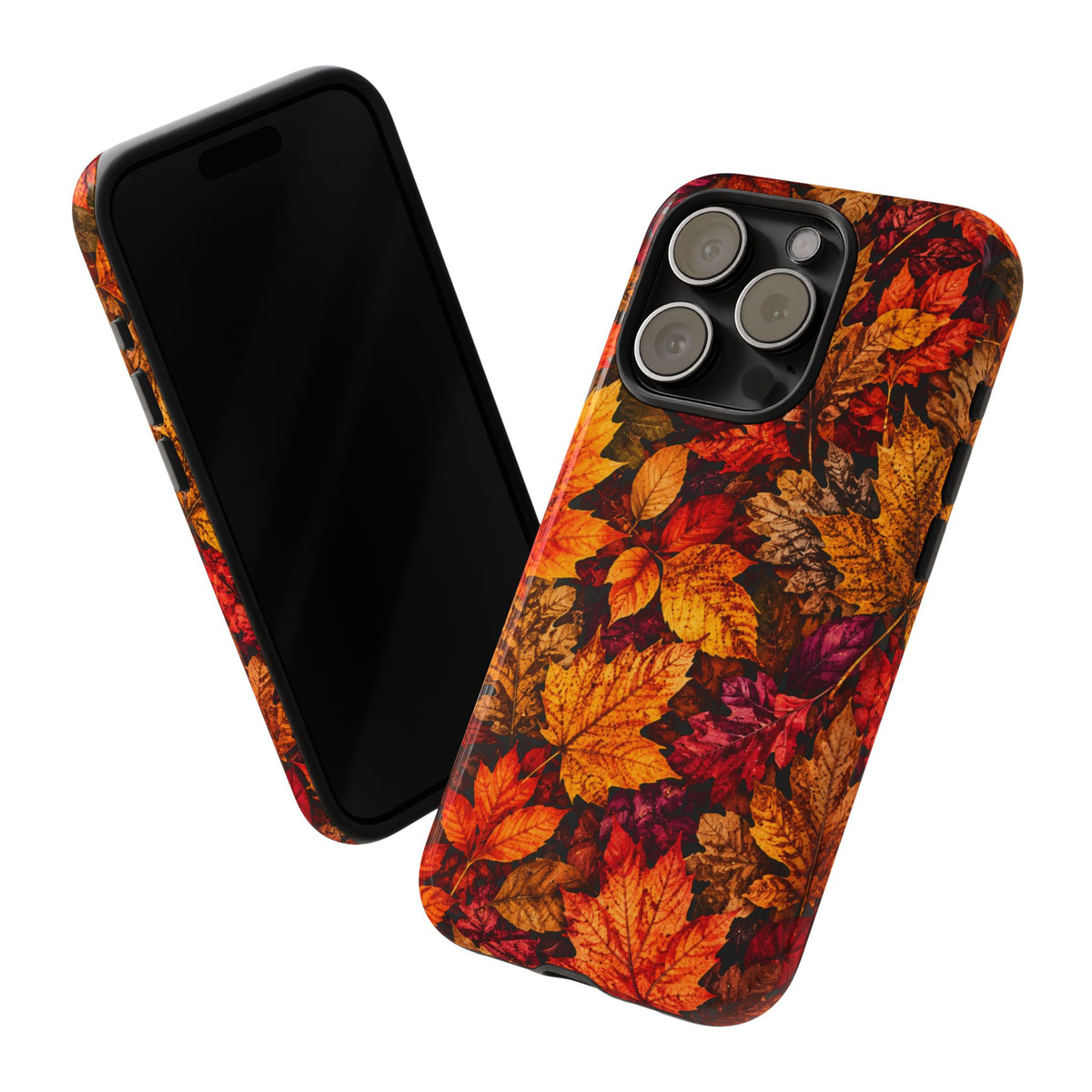 Autumn Leaves Tough Phone Case — Fall Foliage Protective Cover