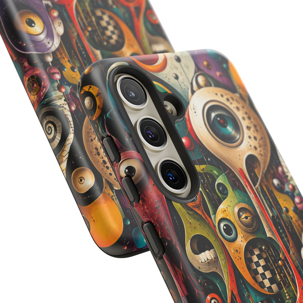 Surreal Monster Art Phone Case — Colorful Abstract Creature Design
